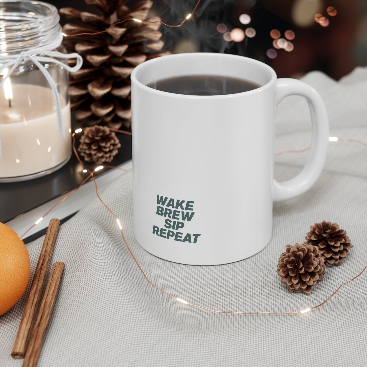 Wake, Brew, Sip, Repeat