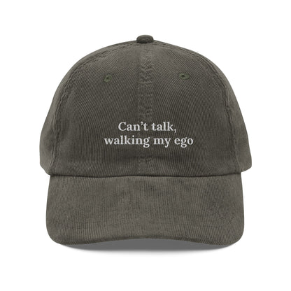 Can't talk, walking my ego